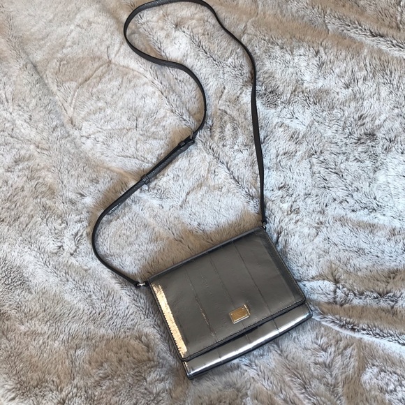 Dolce & Gabbana Metallic Leather Crossbody/Clutch - Picture 3 of 8